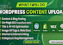 content upload and blog post for wordpress website as VA